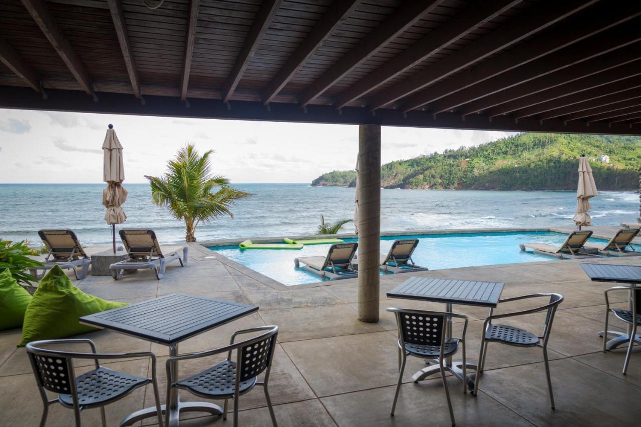 Pagua Bay House - Oceanfront Cabana'S Marigot Eksteriør bilde