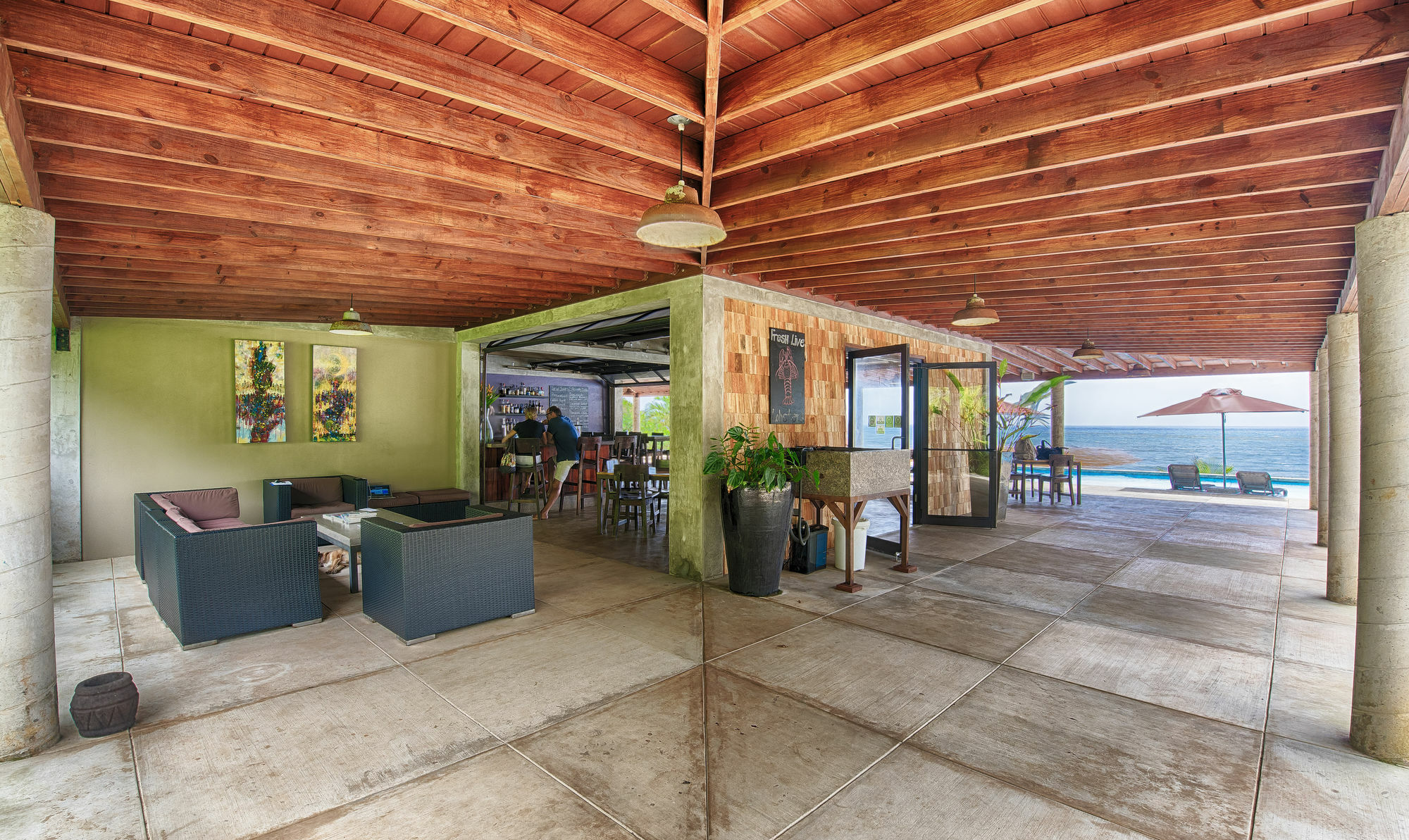 Pagua Bay House - Oceanfront Cabana'S Marigot Eksteriør bilde